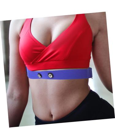 High-Quality Blue Heart Rate Monitoring Belt - Combined Heart Frequency Meter Chest Strap for Sports - Elastic Nylon - 17.00x3.00x0.10cm - International Shipping Available - Buy Online on GoSupps.com