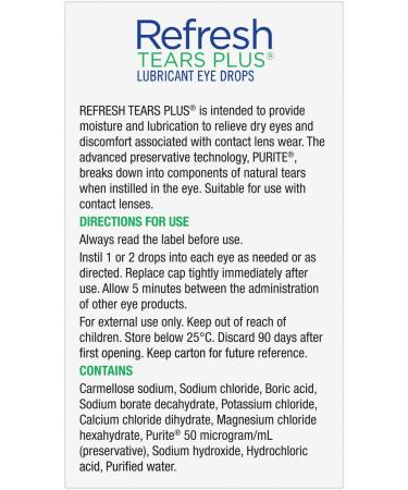 Buy Refresh Tears Plus 15mL - Moisturizing Eye Drops for Dry Eyes | International Shipping Available - Buy Online on GoSupps.com