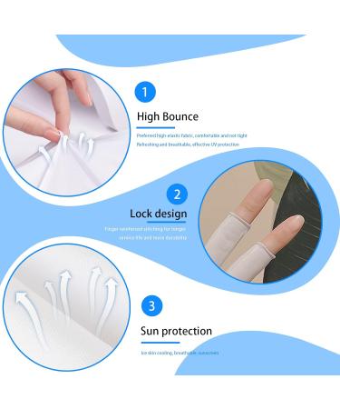 Shop UV Shield Gloves for Nail Care | Manicure & Nail Art Protection - White UV Protection Gloves - Buy Online on GoSupps.com