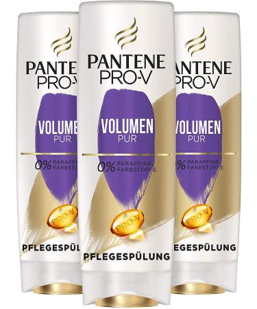Pantene Pro-V Volume Pure care flushing for fine flat hair 3-pack (3 x 200 ml) conditioner volume conditioner hair care gloss beauty volume hair (3 Pack)