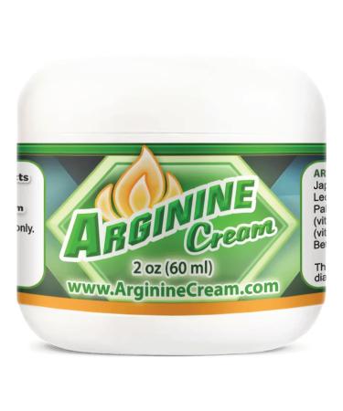 Arginine Cream - 2 oz - L-Arginine Nitric Oxide Support Supplement for Men & Women - Unscented 2 Ounce (Pack of 1)