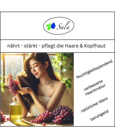 Sala Refined Grape Seed Oil (HDPE bottle 250ml) - Buy Online on GoSupps.com