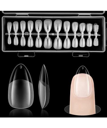 Nzakybbi Short Almond Tips for Nails - Buy Online on GoSupps.com