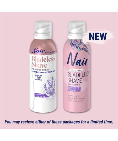 Nair Bladeless Shave Whipped Cr me 5 Oz Can - Painless Hair Removal - Buy Online on GoSupps.com