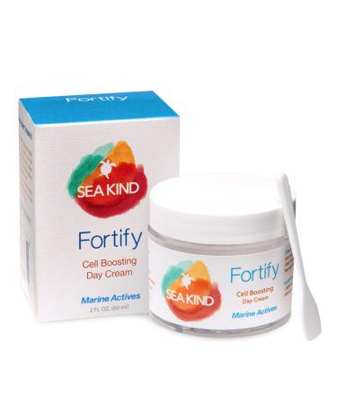 Sea Kind Fortify Cell Boosting Day Cream Face Cream with Marine Actives Anti-Aging Face Cream Quick Absorbing and Non-Greasy Face Cream for Women and Men Suitable for All Skin Types 2 fl oz