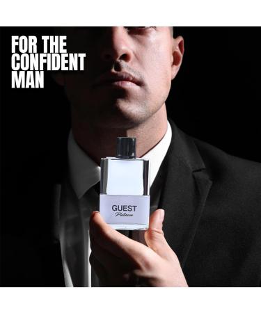 Guest Platinum Sensual Woody Fragrance for Men | Long Lasting Cologne Aromatic Scent Eau de Parfum Natural Spray - Great Holiday Gift 3.4 Fl Oz/100 Ml - Buy Online on GoSupps.com