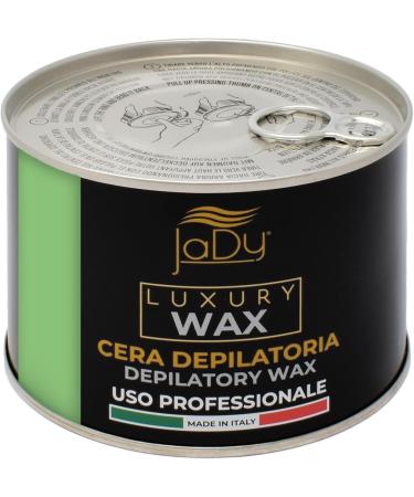 JaDy - Cire d pilatoire Aloe Vera | pilation douce pour peaux sensibles | Usage pro et maison | Fabriqu e en Italie 400 ml Verte 1 - Buy Online on GoSupps.com
