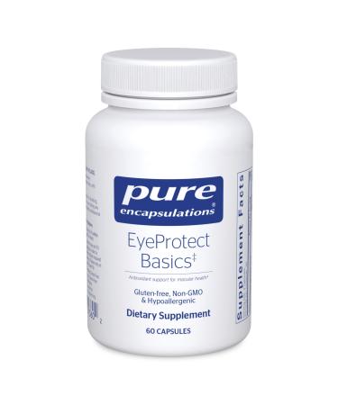 Pure Encapsulations EyeProtect Basics | Key Antioxidant Support for Eye Health | 60 Capsules 60 Count (Pack of 1)