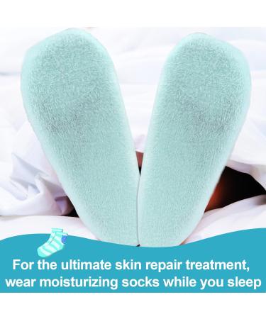 4 Pairs Moisturizing Spa Socks Aloe Socks Gel Sleeping Fuzzy Socks Lotion Feet Infused Socks Foot Care Heel Spa Socks for Women Men Repairing Softening Dry Feet Cracked Heels - Buy Online on GoSupps.com