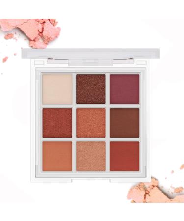 Eye Makeup Palette 9 Colors Eye Makeup Palette Waterproof Eye Shadow Powder Bright and Warm Colorful Eye Shadows Makeup Pallet Set Frifer 03 - Buy Online on GoSupps.com