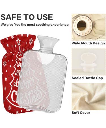 Buy KCL Deci 2L Hot Water Bottle with Christmas Tree Cover Perfect for Pain Relief Cramps and Foot Warmth | Ideal for Vacation & Heat Therapy - Buy Online on GoSupps.com