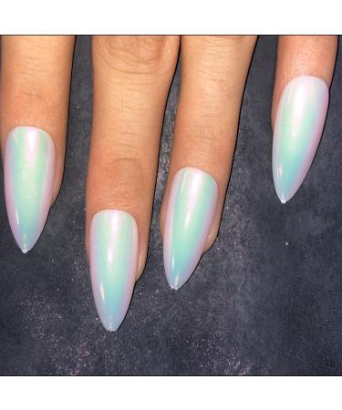 Holographic Rainbow Nail Glitter Powder for Chrome Manicure - Neon Effect Flakes Decoration - Buy Online on GoSupps.com