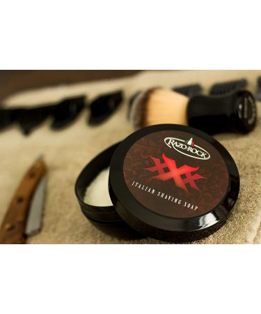 RazoRock XXX Shaving Soap Bundle with Mudder Focker Soap for Men - Artisan Made Tallow Based Soaps for Wet Shaving | Rich Lather and Classic Barbershop Scent (2 Items) - Buy Online on GoSupps.com
