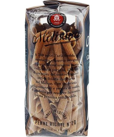 La Molisana Whole Wheat Penne Rigate N.20 500 Grams - Buy Online on GoSupps.com