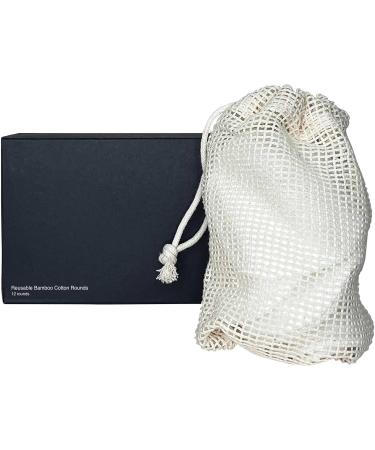 Glow & Grace Reusable Bamboo Cotton Rounds - Eco-Friendly Makeup Remover Pads for Sustainable Beauty - Buy Online on GoSupps.com