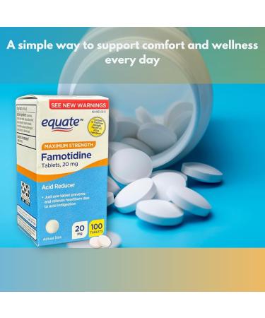 FUSION SHOP STORE Smart choices meaningful life! Famotidine 20mg Maximum Strength- Tablets 100ct (Pack of 1) - Buy Online on GoSupps.com