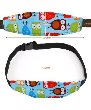 Kosote 3Pcs Baby Kids Head Support Hugger - Adjustable Car Seat Head Strap for Neck Relief & Safety - Buy Online on GoSupps.com