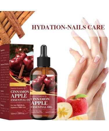 Apple Cinnamon Essential Oil Natural Scented Diffuser Oil with Dropper for Aromatherapy Natural Candle Making & Soap Making Scents Hair Care Face Skin Care & Body Massage for Home Office 3.53oz - Buy Online on GoSupps.com