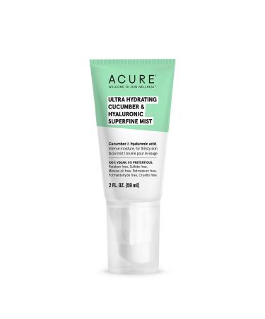 Acure Ultra Hydrating Cucumber & Hyaluronic Superfine Mist 2 fl oz (59 ml) - Buy Online on GoSupps.com