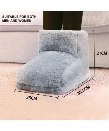 Buy Lyeiaa Electric Foot Warmers - 3 Heating Levels Super Soft & Safe Gray | Keep Your Feet Warm Anywhere! - Buy Online on GoSupps.com