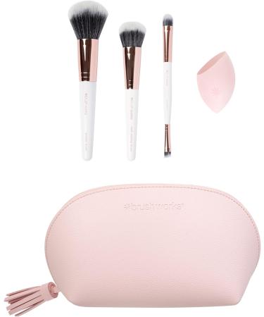Brushworks Travel Makeup Brush & Sponge Set - Buy Online on GoSupps.com