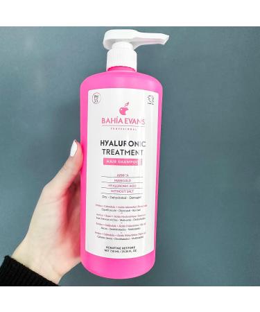 Keratin Shampoo with Hyaluronic Acid - Deep Treatment for Dry Damaged Hair | 25.35 FL OZ - International Shipping Available - Buy Online on GoSupps.com