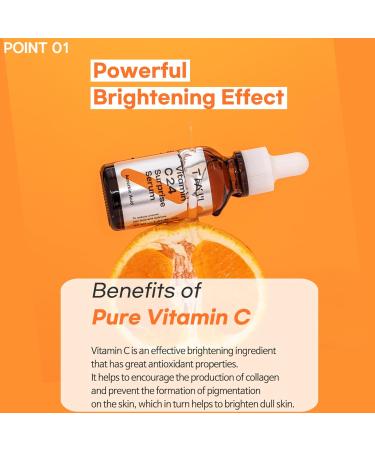 TIAM Vitamin C24 Surprise Serum - Brightening & Anti-Aging Skin Care | Free International Shipping - Buy Online on GoSupps.com