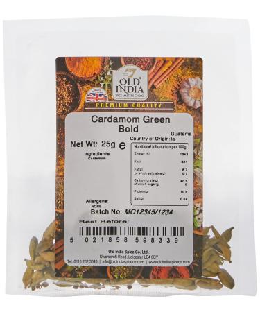 Old India Cardamom Green Bold 25g