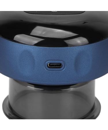 Electric Cupping Massager - 6-Speed Gua Sha Spa Scraper with Hot Compress | Intelligent Suction Cup for Back Neck Arm & Leg (Blue) - International Shipping Available - Buy Online on GoSupps.com