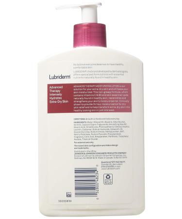 Lubriderm Advanced Therapy Moisturizing Lotion 16oz - Pack of 3 for Extra-Dry Skin - Buy Online on GoSupps.com