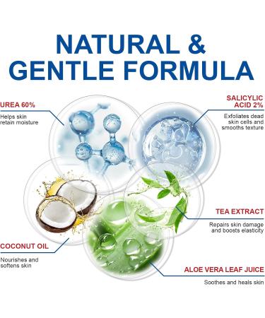  Datival Urea Cream 60% Moisturizing Repair Foot Cream Cream for Dry and Cracked Feet Foot Balm Stick Cracked Heel Repair Cream Moisturizes and Softens Dry Feet 2PCS - Buy Online on GoSupps.com