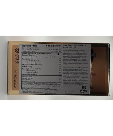 INSANGA 9 times baked Purple bamboo salt 240g Crystal type - Buy Online on GoSupps.com