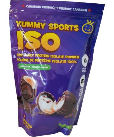 Yummy Sports Whey Protein Powder Isolate - 27g Protein Per Serving - Grass Fed Fast Absorbing Protein - Vegan Zero Sugar Keto Friendly Protein Supplement - 30 Servings 2 LBS - Creamy Eggs - Buy Online on GoSupps.com
