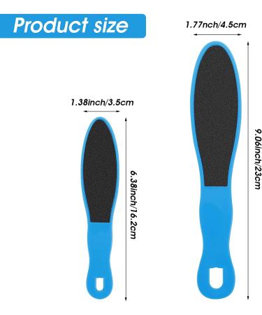 Wllhyf 4-Piece Double-Sided Pedicure Tool Set - Reusable Foot Scrubber for Dead Skin Remover Foot Care for Wet Dry & Cracked Feet - Buy Online on GoSupps.com