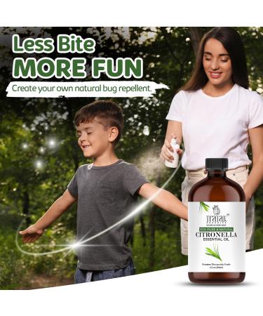 Citronella Essential Oil 4 Fl Oz 100% Pure and Natural Citronella Oil for Diffuser and Aromatherapy Skin Massage Candle and Soap Making Fragrance - with Dropper Citronella 4 Fl Oz (Pack of 1) - Buy Online on GoSupps.com