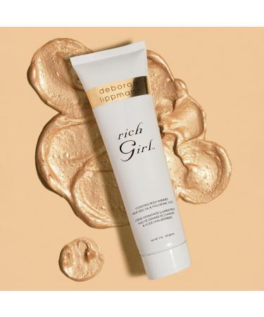 Deborah Lippmann Rich Girl Hydrating Body Shimmer - Illuminating Lotion with Hemp Seed Oil & Hyaluronic Acid | Highlighter & Body Glow | 5oz - Buy Online on GoSupps.com