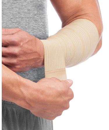 Mueller All-Purpose Support Wrap - Beige | Adjustable Compression for Joint Pain Relief - Buy Online on GoSupps.com