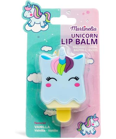 MARTINELIA - Unicorn Lip Balm For Kids - Flavored Lip Stick For Girls - Moisturizing Balm - Toxic Free - Random Strawberry or Vanilla Model - 1 unit - Buy Online on GoSupps.com
