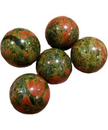 3 Natural Green red one Eye Spheres Stone JZIGTDEM - Buy Online on GoSupps.com