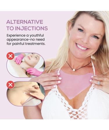 Kami Pure Silicone Gel Anti-Wrinkle Chest Patch for the Decolette Anti-Aging Collagen Filler Pad to Repair Hydrate Plump & Smooth Skin Botox Alternative 3 Pack - Buy Online on GoSupps.com
