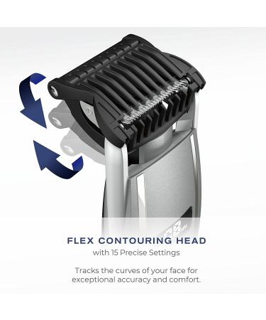 ConairMAN Beard Trimmer for Men - Cord/Cordless, Digital Length Control, Flex Head, Premium Etched Blades - Buy Online on GoSupps.com