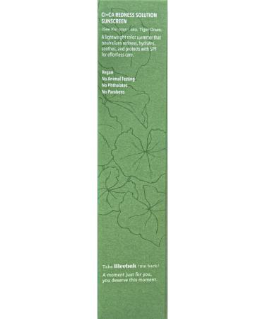 Meebak Cica Redness Correcting Sunscreen SPF 50 | Color-Correcting Moisturizer & Tone-Perfecting Primer with Niacinamide & Centella Asiatica | For Fair-to-Medium Skin Tones | Korean Skin Care - Buy Online on GoSupps.com