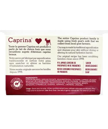 Caprina by Canus Fresh Goat's Milk Soap - Original 3-Pack (3.2 oz each) | International Shipping Available - Buy Online on GoSupps.com
