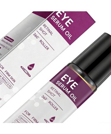 Huile raffermissante pour les yeux pour resserrer | Cadre textur avec logique de lifting cutan rouleaux lissants botaniques et n uds de renouvellement d' lasticit pour les week-ends voyages  - Buy Online on GoSupps.com