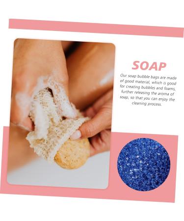 FRCOLOR 16 Pcs Soap Bag Foaming Net & Sisal Loofahs - Natural Soaps Toenail Straightener Drawstring Storage Bags for Bath Scrubbing | Dr Sasquatch Rack Sack Refill - Buy Online on GoSupps.com