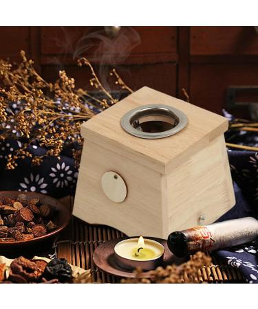 Colcolo Moxibustion Warm Tank - Stainless Steel Mugwort Holder & Simple Stick Burner for Bedroom Camping & Hotel - 11x11x10cm - Buy Online on GoSupps.com