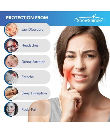 Visismile Mouth Guard for Teeth Grinding - Professional Dental Night Guard for Bruxism Relief 4 Pack with 12 Cleaning Tablets - Ideal for Nighttime Clenching 2 Sizes Available - Buy Online on GoSupps.com
