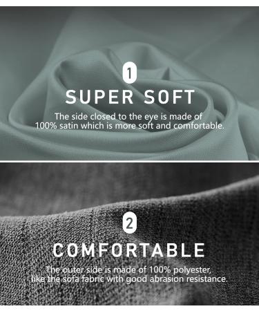 Aroma Season Cordless Heated Eye Mask - Washable & Portable Electric Warm Compress for Dry Eyes, Stye, Blepharitis - Gray - Buy Online on GoSupps.com