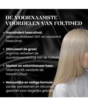 Aloha Labs Foltimed AntiHair Loss Spray for Women and Men 100ml Strengthens Hair Radix with Natural Vitamin B5 Reduces Hair Loss - Buy Online on GoSupps.com