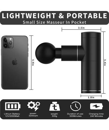 Gifts for Him  Anniversary Birthday Gifts for Him  Aroprank Updated Mini Percussion Muscle Massage Gun Deep Tissue for Athletes  Dad Father's Day Gifts from Daughter Son Wife  Black - Buy Online on GoSupps.com